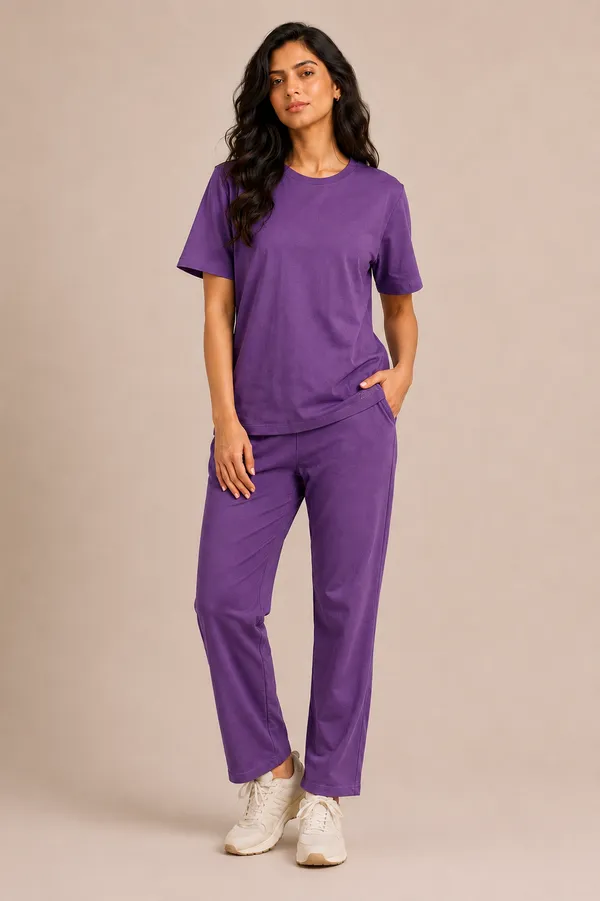 Purple_Relaxed_Fit_Top_And_Trouser_Set_For_Women