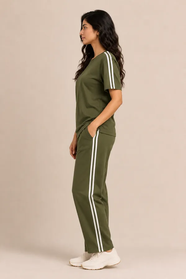 Olive_Green_Striped_Relaxed_Fit_Co-Ord_Set_For_Women
