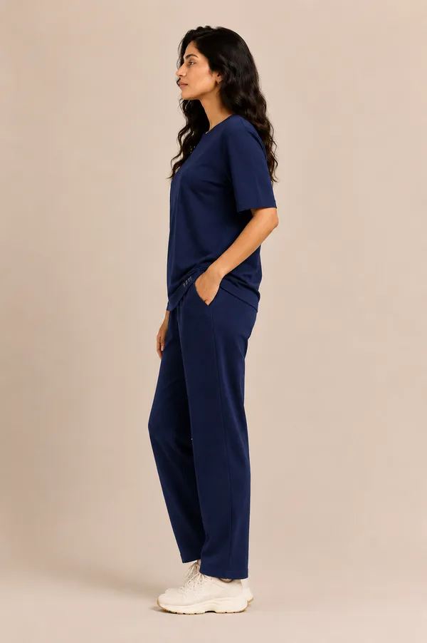 Navy_Relaxed_Fit_Top_And_Trouser_Set_For_Women