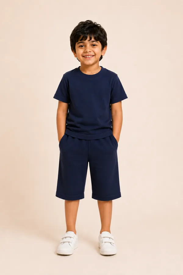 Navy_Regular_Fit_T-Shirt_And_Shorts_Set_For_Boys