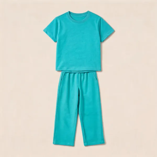 Turquoise_Relaxed_Fit_Co-Ord_Set_For_Girls