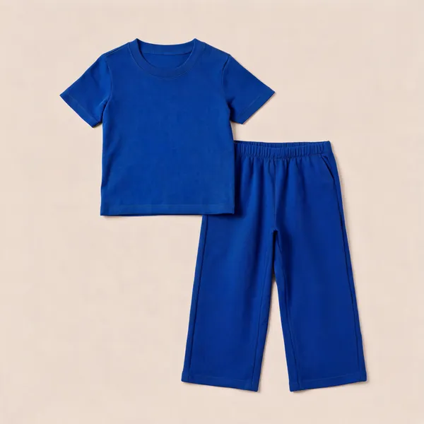 Blue_Relaxed_Fit_T-Shirt_And_Pants_Set_For_Girls