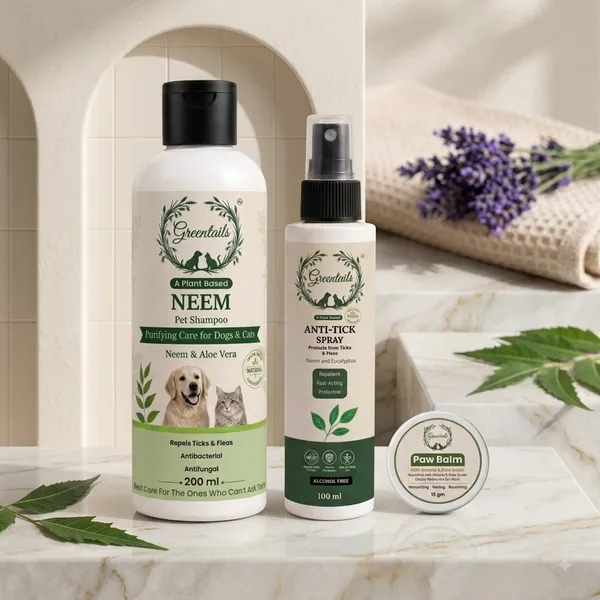 Basic_Pet_Care_Grooming_Kit,_Pack_Of_3_(Neem_Shampoo_200_Ml,_Anti-Tick_Spray_100_Ml_And_Paw_Balm_15_Gm)