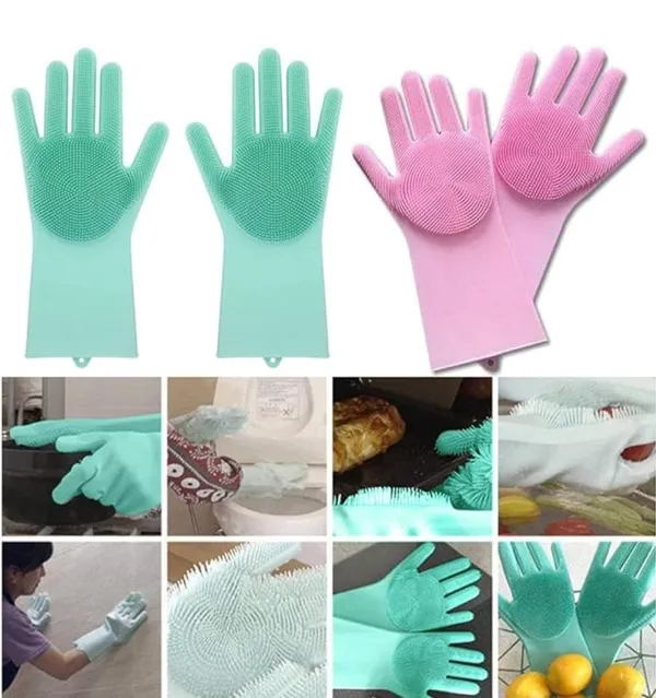 Silicon_Cleaning_Gloves-_Multicolor_Reusable_Scrubber_For_Pets_Pack_Of_2