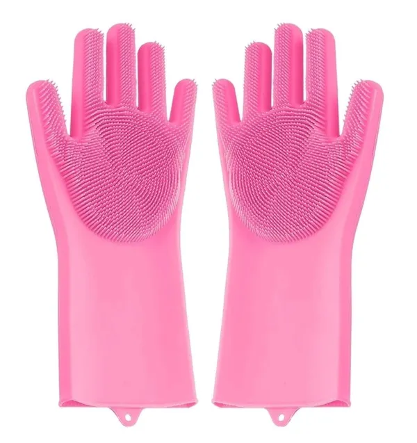 Silicon_Cleaning_Gloves-_Multicolor_Reusable_Scrubber_For_Pets_Pack_Of_2