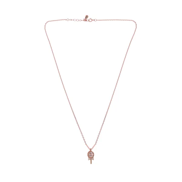 Rose_Gold_925_Silver_Floral_Bow_Pendant_Necklace_For_Women