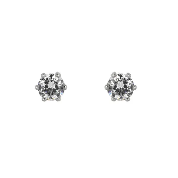 Silver_925_Sterling_Queen_Design_Zirconia_Stud_For_Women