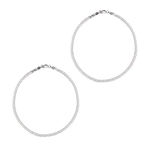 925_Silver_Flat_Anklets_(10_Inch_)