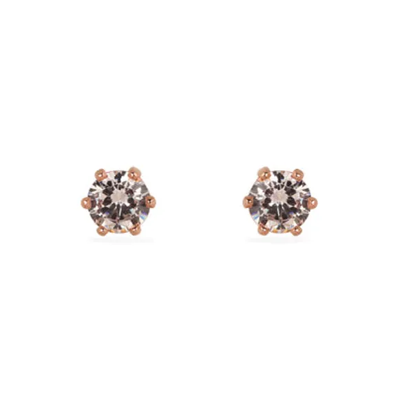 Rose_Gold_925_Silver_Zircon_Faceted_Stud_Earrings_For_Women