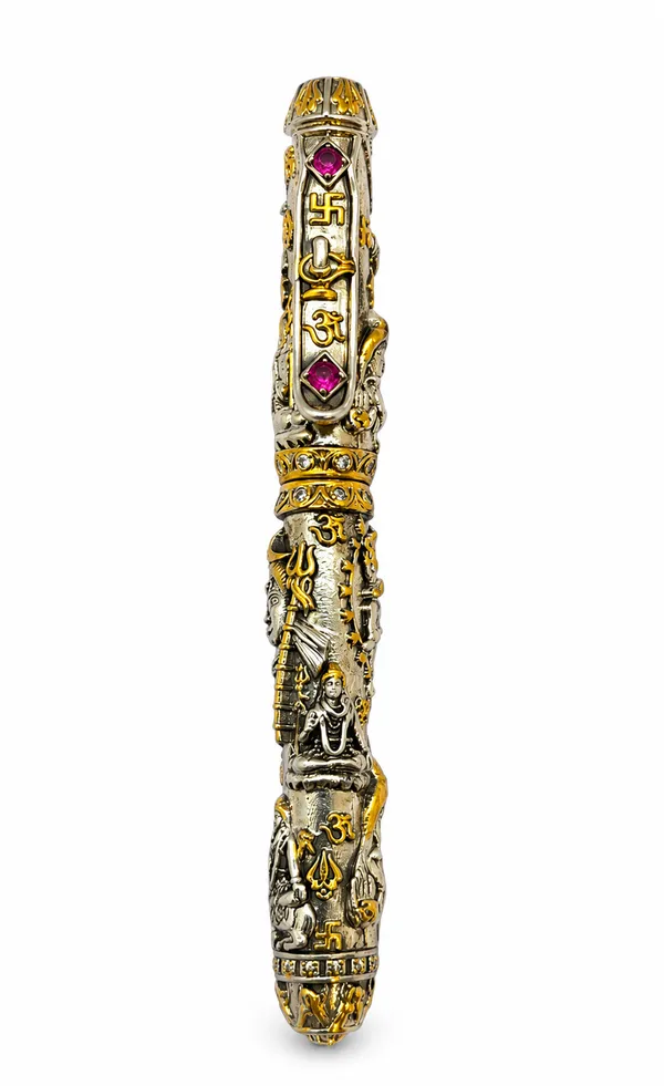 925_Silver_Shiva_Antique_Nakashi_Silver_pen_