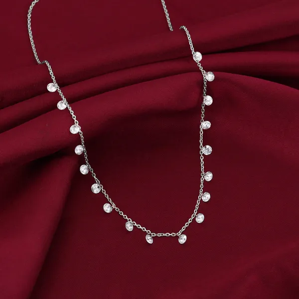 Silver_925_Sterling_Crystal_Drop_Chain_Necklace_For_Women