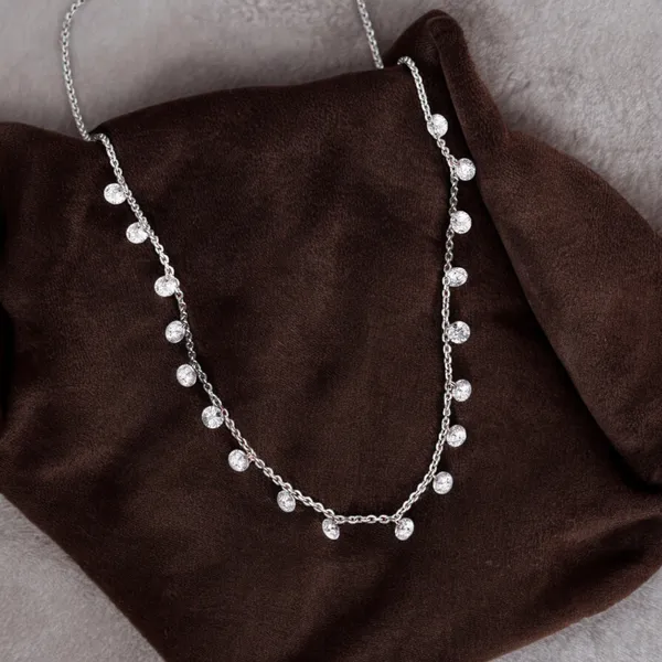 Silver_925_Sterling_Crystal_Drop_Chain_Necklace_For_Women