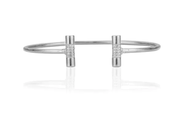 Silver_925_Sterling_Zirconia_Floral_Cuff_Bracelet_For_Women