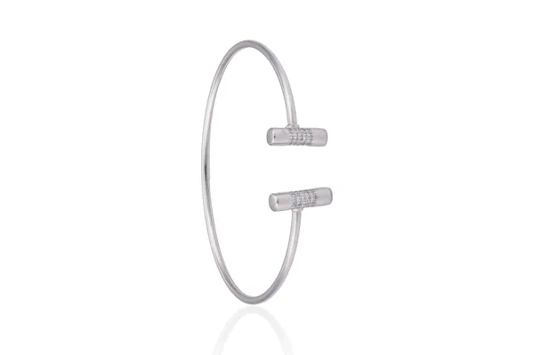 Silver_925_Sterling_Zirconia_Floral_Cuff_Bracelet_For_Women