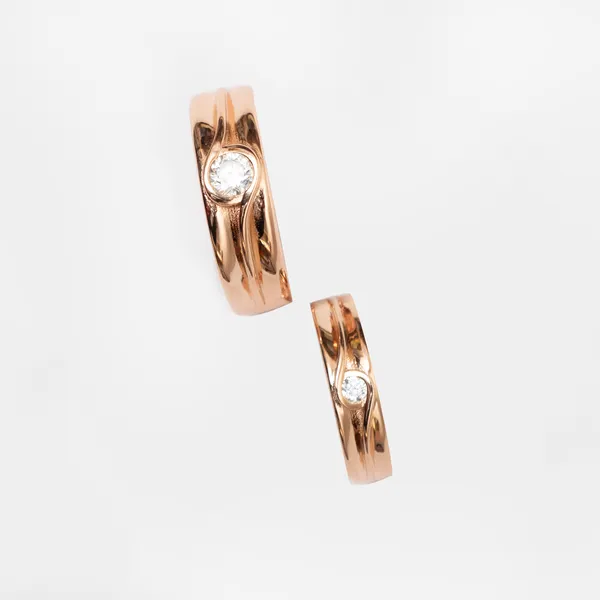Gold_925_Silver_Zirconia_Solitaire_Couple_Ring_For_Unisex