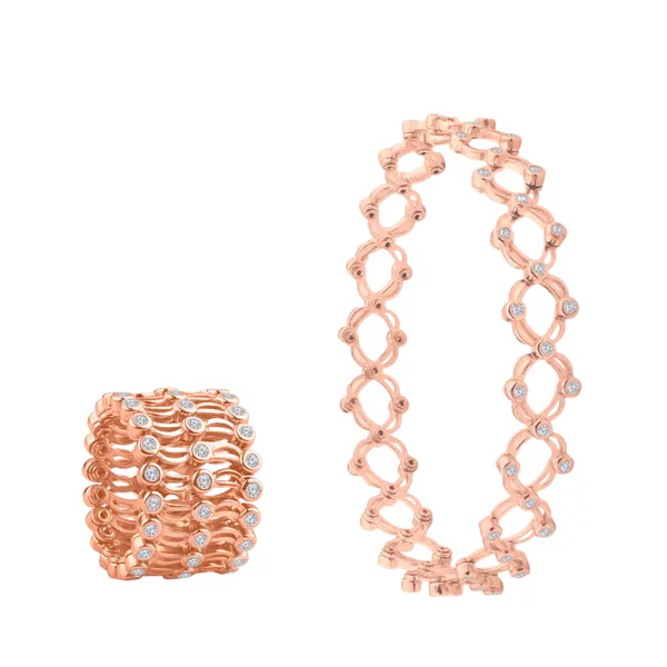 Gold_925_Silver_Rose_Gold_Plated_Zircon_Ring_Cum_Bracelet