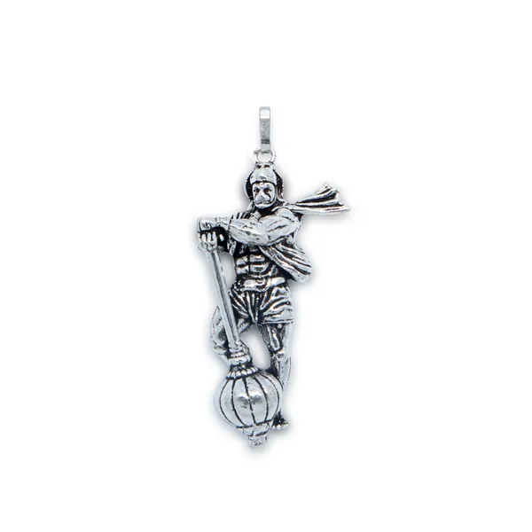 925_Silver_Lord_Hanuman_Standing_Holding_With_Gada