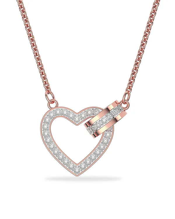 Rose_Gold_925_Sterling_Gemstone_Heart_Arrow_Pendant_Necklace_For_Women