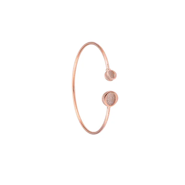Rose_Gold_925_Sterling_Zirconia_Pipe_Cuff_Bracelet_For_Women