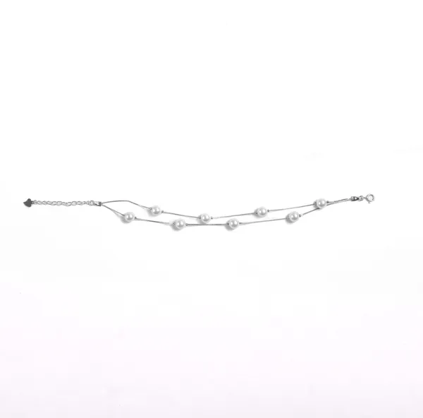 Silver_925_Sterling_White_Pearl_Chain_Bracelet
