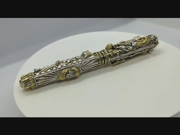 925_Silver_Two-Tone_Hanuman_Bajrangbali_Nakash_Pen