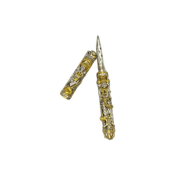 925_Silver_Two-Tone_Hanuman_Bajrangbali_Nakash_Pen