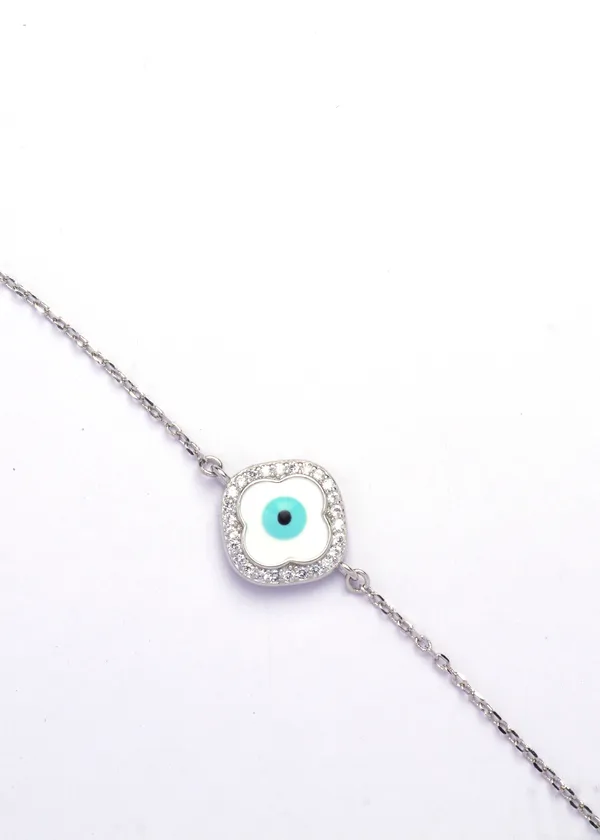 Silver_925_Sterling_Evil_Eye_Clover_Charm_Chain_Bracelet_For_Women