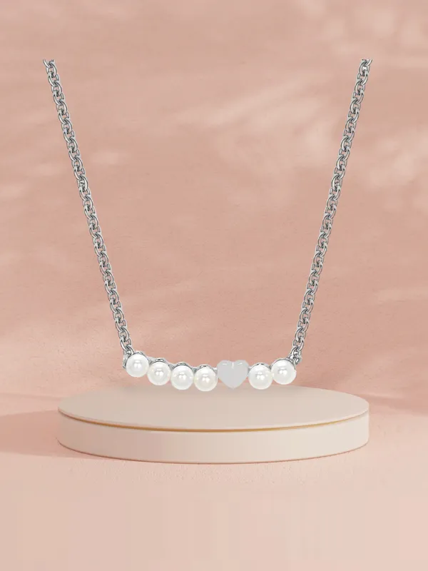 Silver_925_Freshwater_Pearl_Heart_Pendant_Chain_For_Women