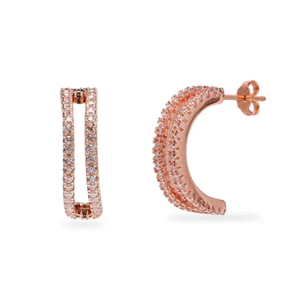 Rose_Gold_925_Silver_Zirconia_4-In-1_Drop_Earrings_For_Women