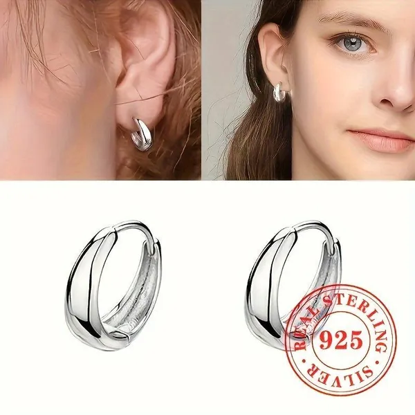 925_Silver_Hoops_Half_Round