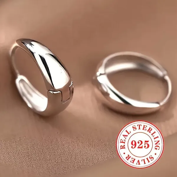 925_Silver_Hoops_Half_Round