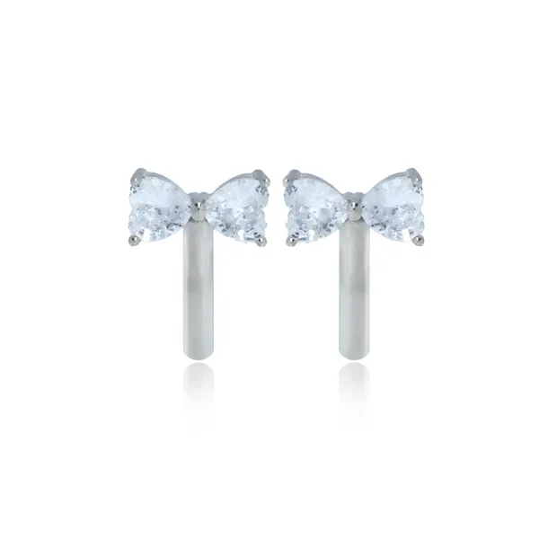Silver_925_Sterling_Zirconia_Bow_Hoop_Earrings_For_Women