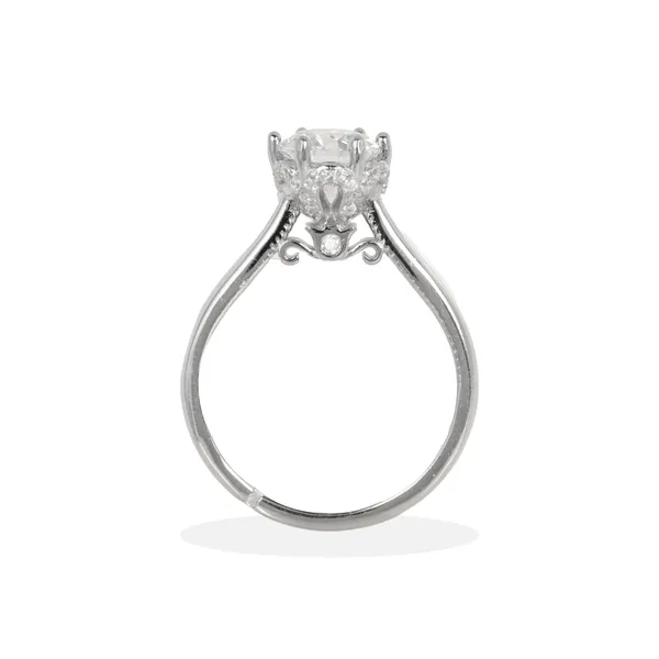 Silver_925_Sterling_Victorian_Cubic_Zirconia_Adjustable_Ring_For_Women