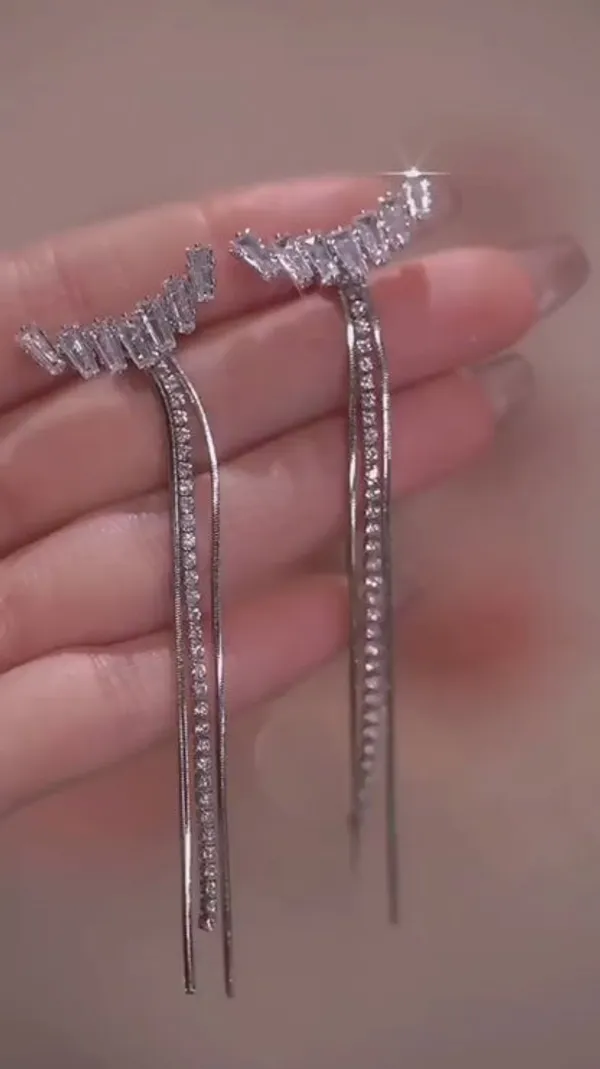 Silver_925_Sterling_Cubic_Zirconia_2-In-1_Drop_Earrings_For_Women