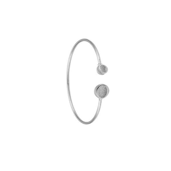 Rose_Gold_925_Silver_Zirconia_Flower_Cuff_Bracelet_For_Women