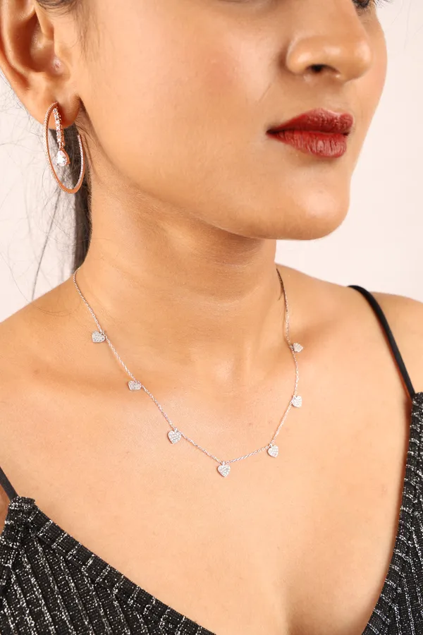 925_Silver_Charm_Heart_Chain