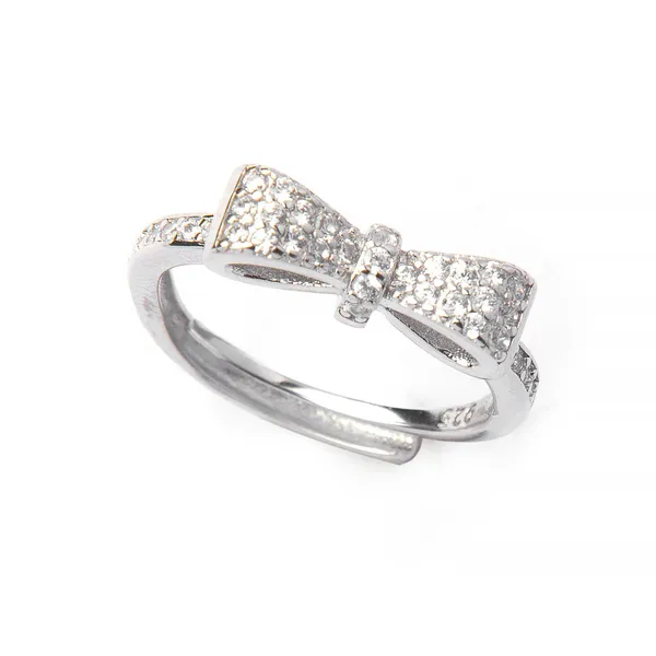 Silver_925_Sterling_Silver_Zircon_Bow_Infinity_Ring_For_Women