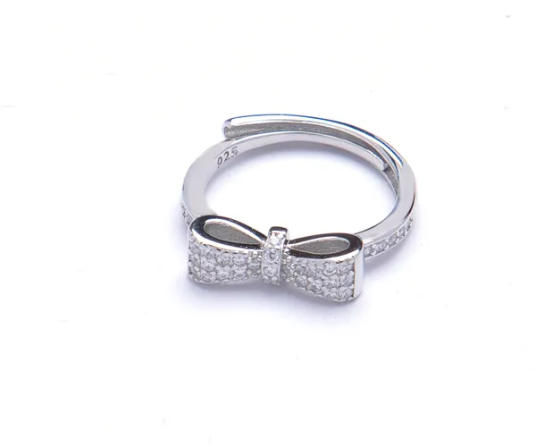 Silver_925_Sterling_Silver_Zircon_Bow_Infinity_Ring_For_Women