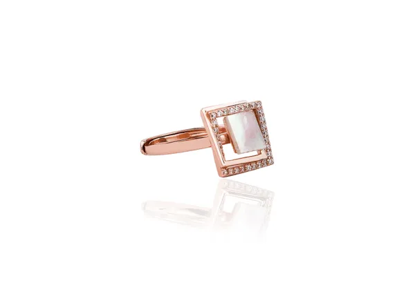 Rose_Gold_925_Sterling_Silver_Zirconia_Square_Cocktail_Ring_For_Women