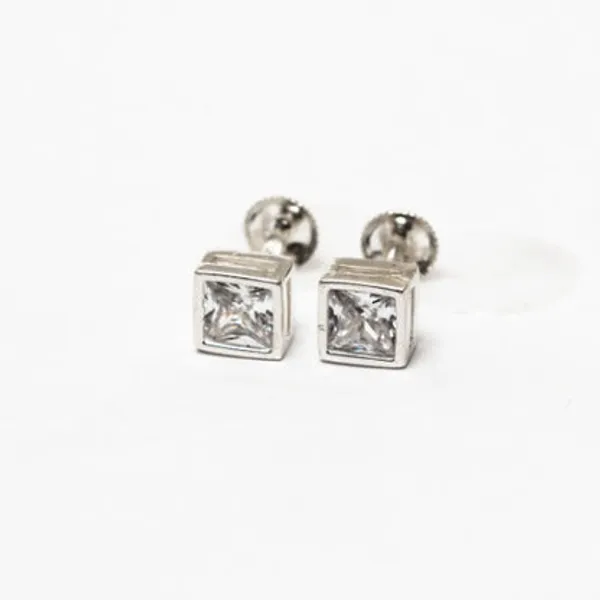 Silver_925_Sterling_Zirconia_Square_South_Screw_Stud_For_Women