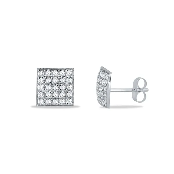 Silver_925_Sterling_Cz_Square_Stud_Earrings_For_Women