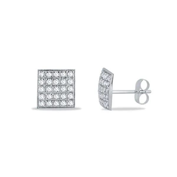 Silver_925_Sterling_Cz_Square_Stud_Earrings_For_Women