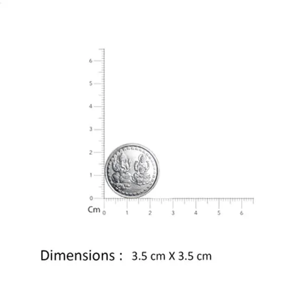 999_Fine_Silver_Ganesha_Lakshmi_10Gm_Coin