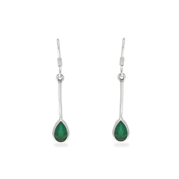 Silver_925_Sterling_Blue_Green_Mixed_Stone_Drop_Earrings_For_Women