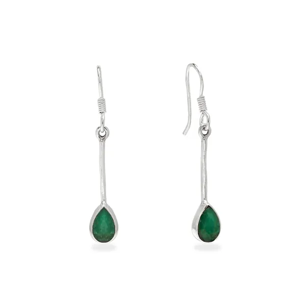 Silver_925_Sterling_Blue_Green_Mixed_Stone_Drop_Earrings_For_Women