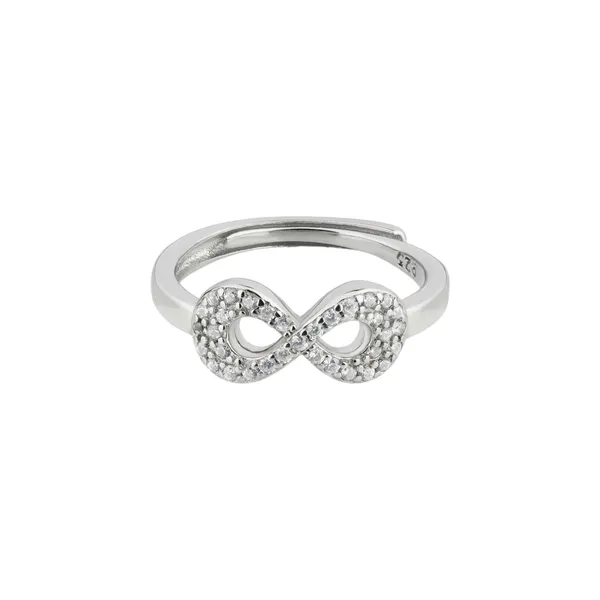 Silver_925_Sterling_Infinity_Zirconia_Adjustable_Ring_For_Women