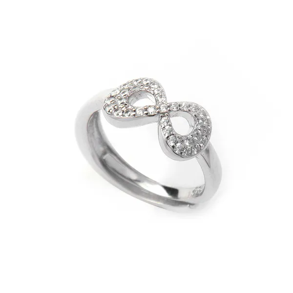 Silver_925_Sterling_Infinity_Zirconia_Adjustable_Ring_For_Women