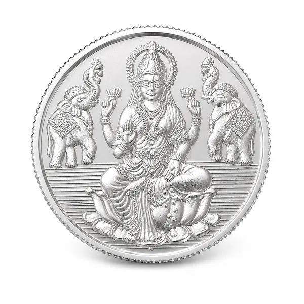 999_Fine_Silver_Lakshmi_Coin_10G
