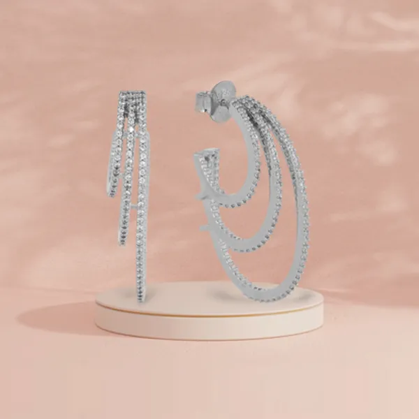Silver_925_Sterling_Cz_Grid_Square_Stud_Earrings_For_Women
