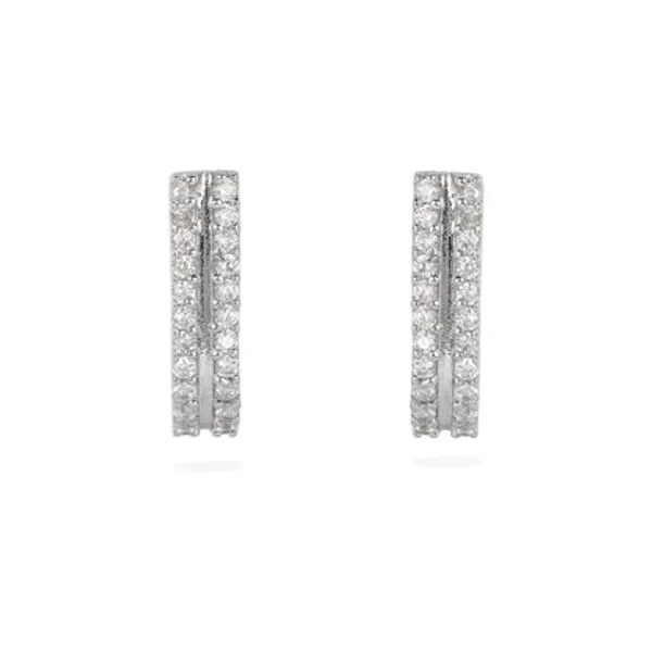 Silver_925_Sterling_Cubic_Zircon_Double_Line_J_Hoop_Earrings_For_Women